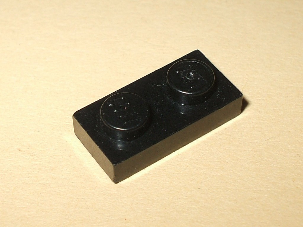 Lego 3023 40 flache schwarze Steine 1x2 aus 10212 10018 10210 10129